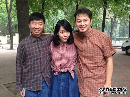 杨迪与沙溢、吴莫愁现场照片